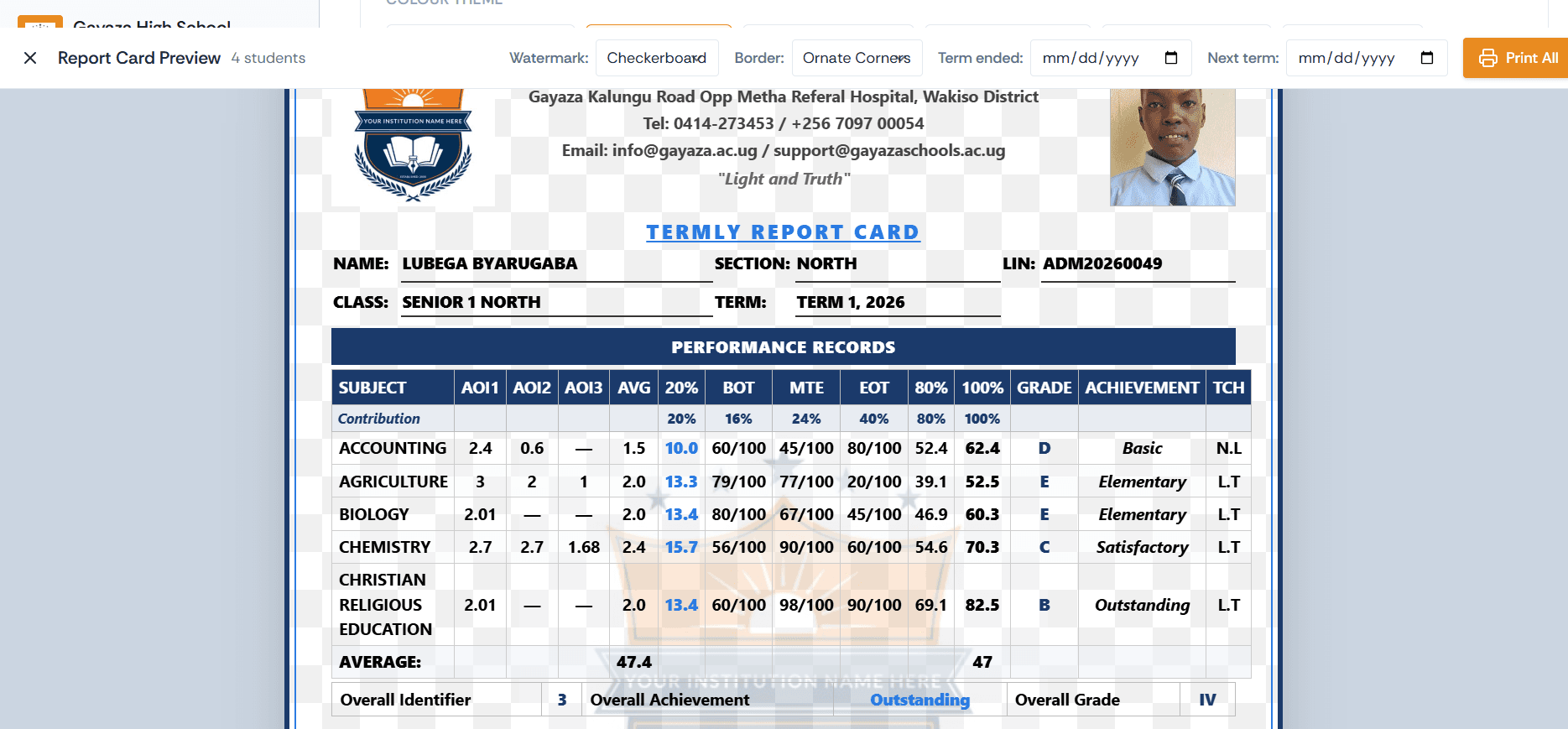 Parents Portal